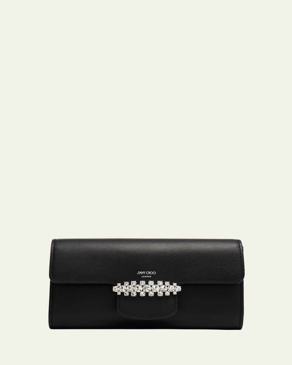 Bing Crystal Smooth Leather Wallet